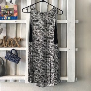 Black and white dress